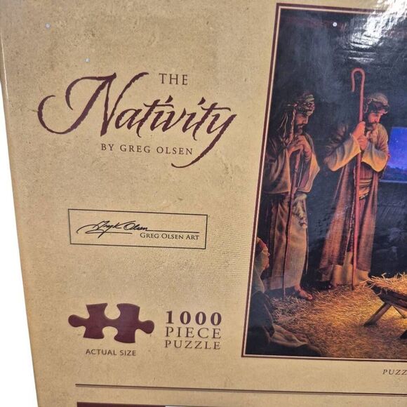 Galison The Nativity by Greg Olsen 1000 pc Jigsaw Puzzle NEW - Picture 7 of 8